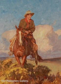 Grant Redden Painting "Wyoming Cowboy"