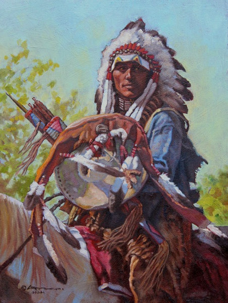 Steven Lang Painting "Eternal Warrior"