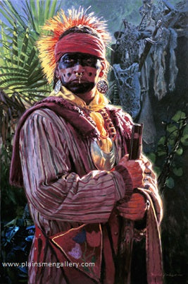 David Yorke Giclee "Seminole Warrior"