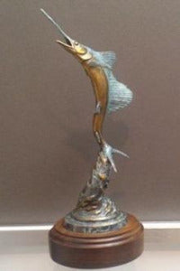 Geoffrey Smith Bronze of a Sailfish