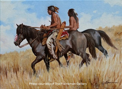 Steven Lang Painting "The Hunters"