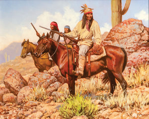 Steven Lang Painting "Wolves of Sonora"